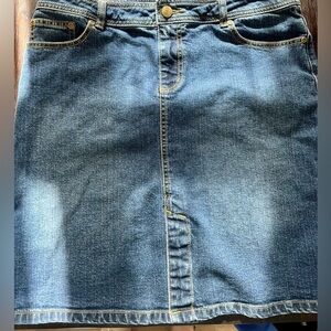 LILLY PULITZER Denim Skirt size 10- Y2K